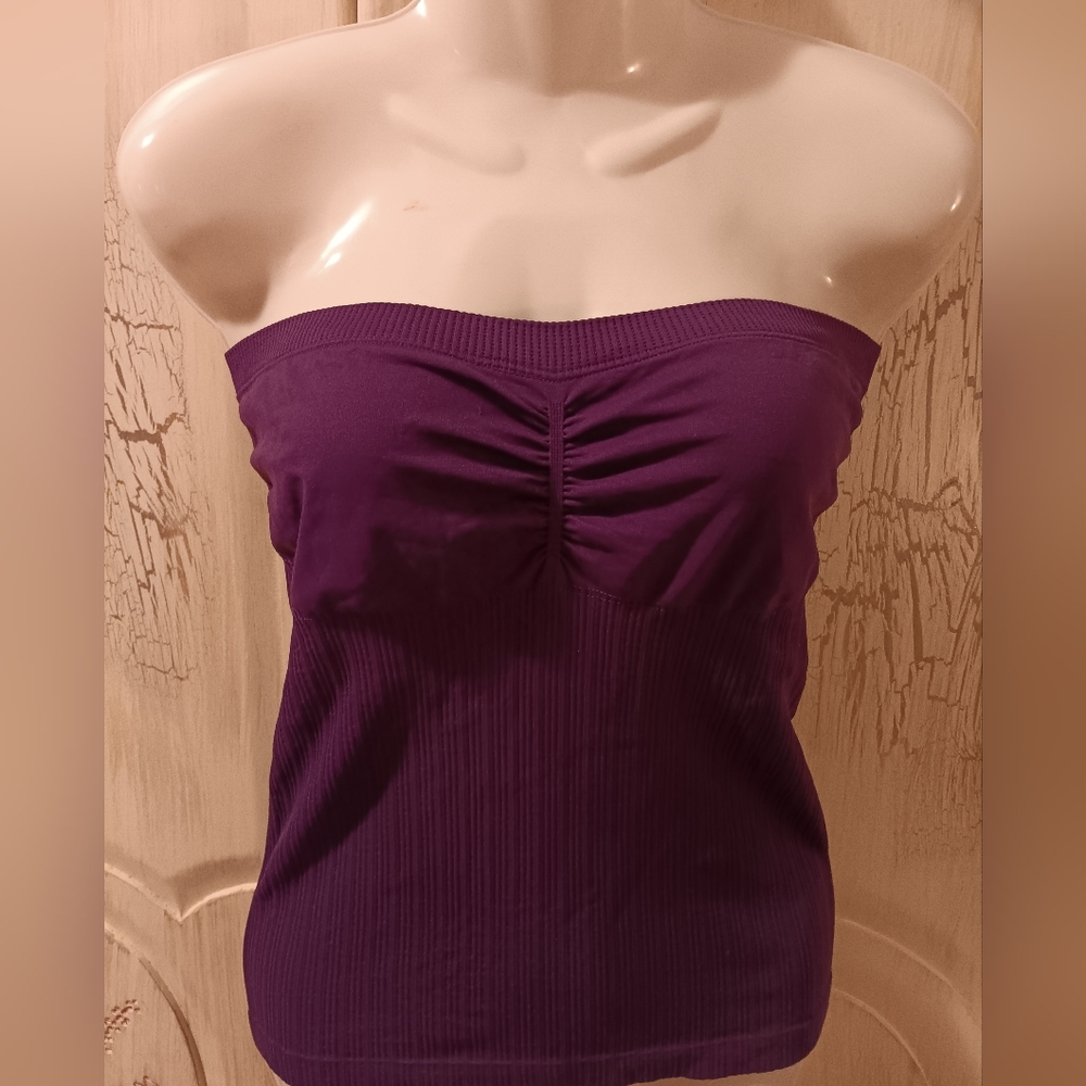 Bebe Purple Halter Top